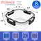 Sorbus Glass Meal Prep Containers, 16 Pcs. Dishwasher and Oven Safe Reusable Meal Prep Containers with Airtight Lids